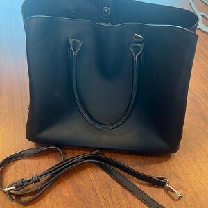 Simons Classic Black Tote Bag